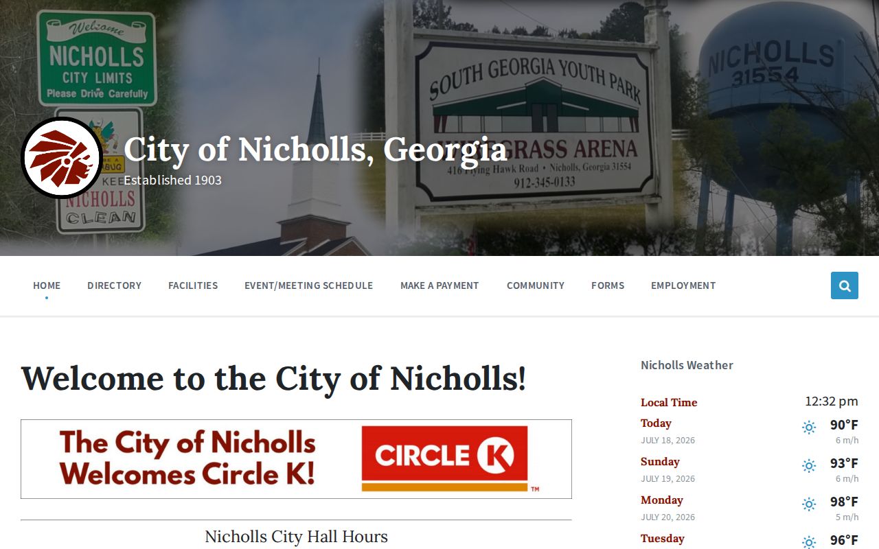 Nicholls criminal history City Hall records source
