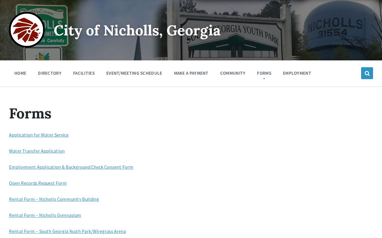 Nicholls criminal records open-record forms hub